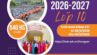 KẾ HOẠCH TUYỂN SINH LỚP 10 TRƯỜNG QUÁCH ĐÌNH BẢO, NĂM HỌC 2026-2027