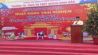 TRƯỜNG TH, THCS VÀ THPT QUÁCH ĐÌNH BẢO TỔ CHỨC "HỘI CHỢ TẾT QUÊ EM VÀ TRÒ CHƠI DÂN GIAN CHÀO XUÂN ẤT TỴ 2025"